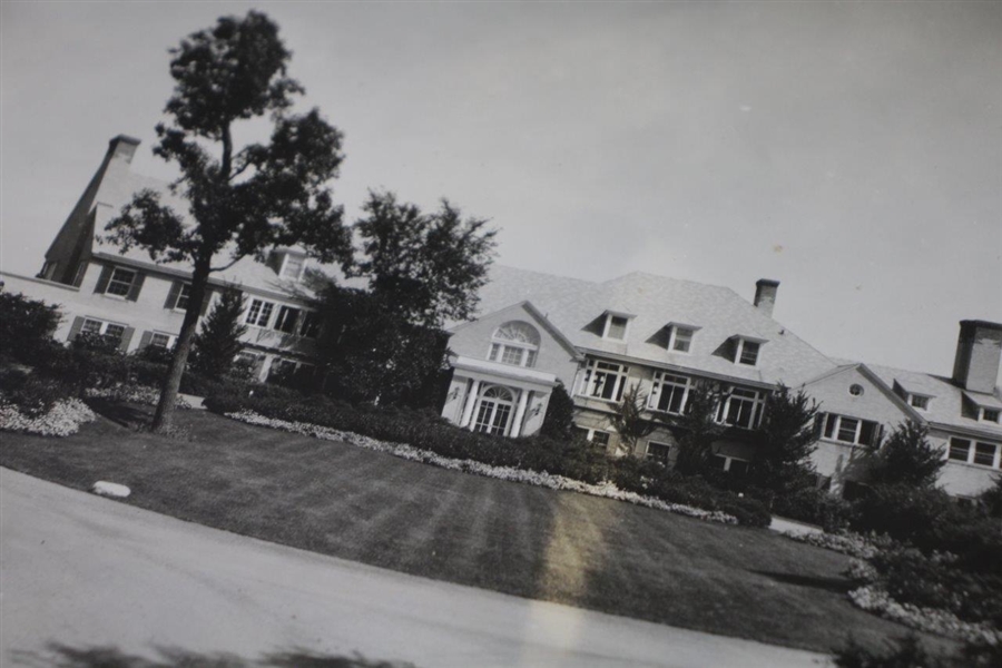 North Shore Golf Club 6/20/1936 Clubhouse Wire Photo Prior To Intercollegiate Competiton - Glenview