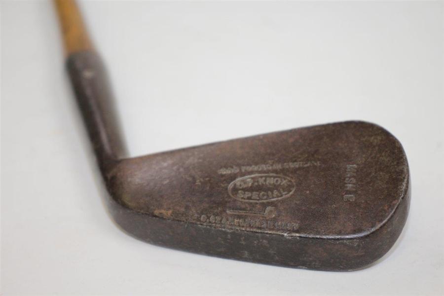 Tom Stewart G.P. Knox Special Mashie with Dot Punched Face