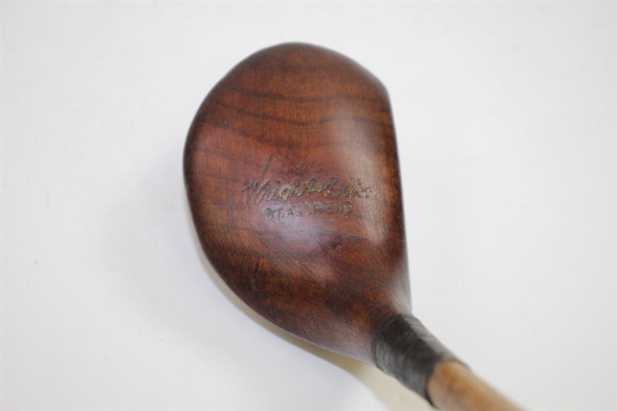 Wright & Ditson St. Andrews Left-Handed Mashie with Deep Line Face