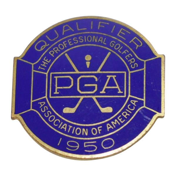 1950 PGA Championship at Scioto CC Contestant Badge - Chandler Harper - Rod Munday Collection