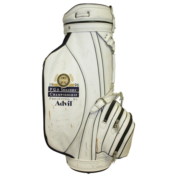1996 Senior PGA Championship Signed Full Size Golf Bag - Palmer, Fleck, & others JSA ALOA 