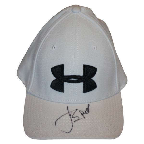 Jordan Spieth Signed White with Black Logo Under Armour Hat - Unused PSA/DNA #AC88943