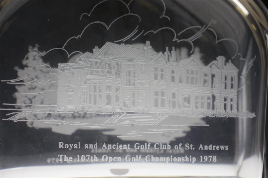 1978-1979 R&A Club of St. Andrews & Royal Lytham & St. Annes Garrard Decanter in Case
