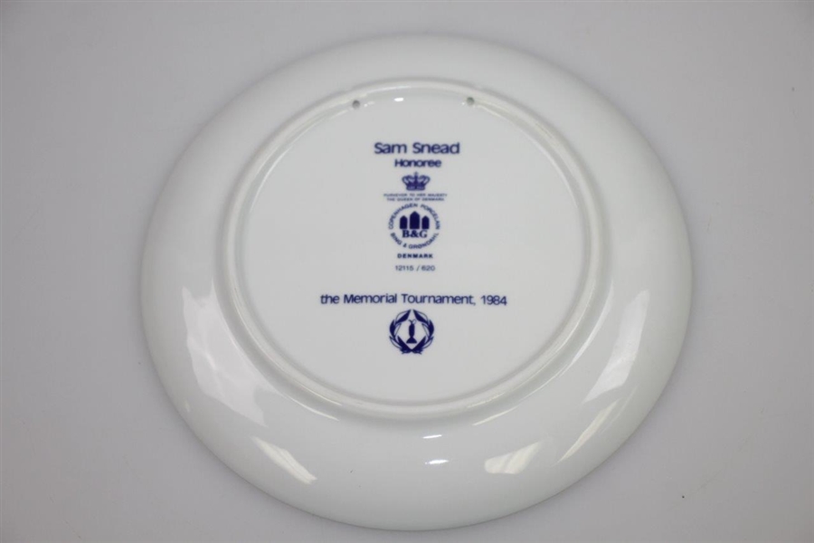 1981 (Vardon), 1984 (Snead), & 1987 (Old & Young Tom) The Memorial Tournament Ltd Ed Porcelain Plates