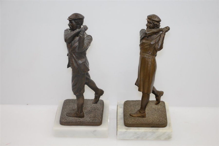 Two Centenial Golf in America Statues - Babe Zaharias & C.B. MacDonald