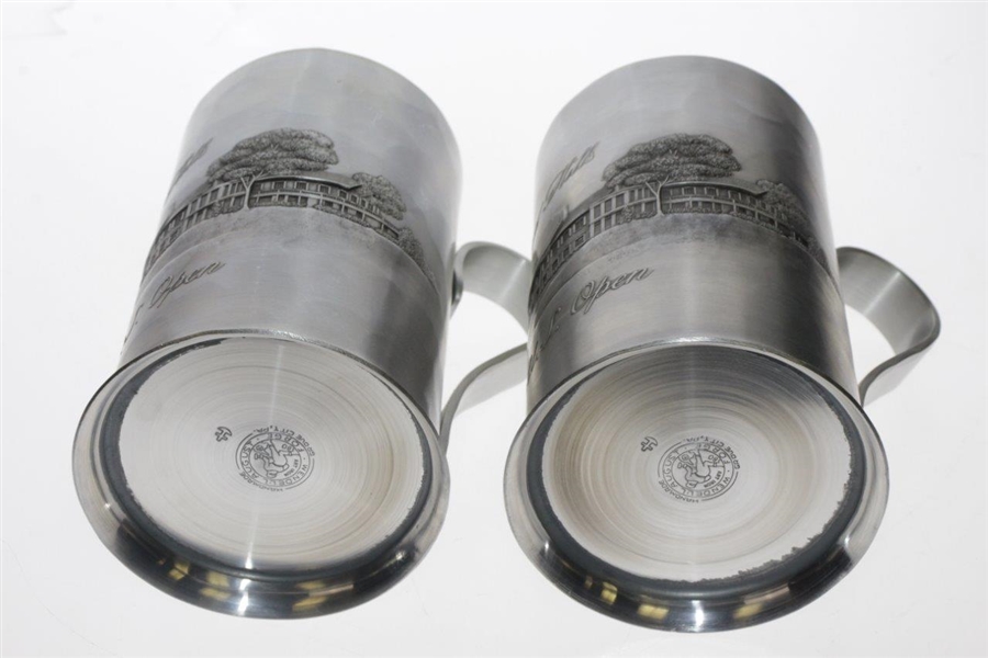 1985 US Open at Oakland Hills Commemorative Pewter Tankards