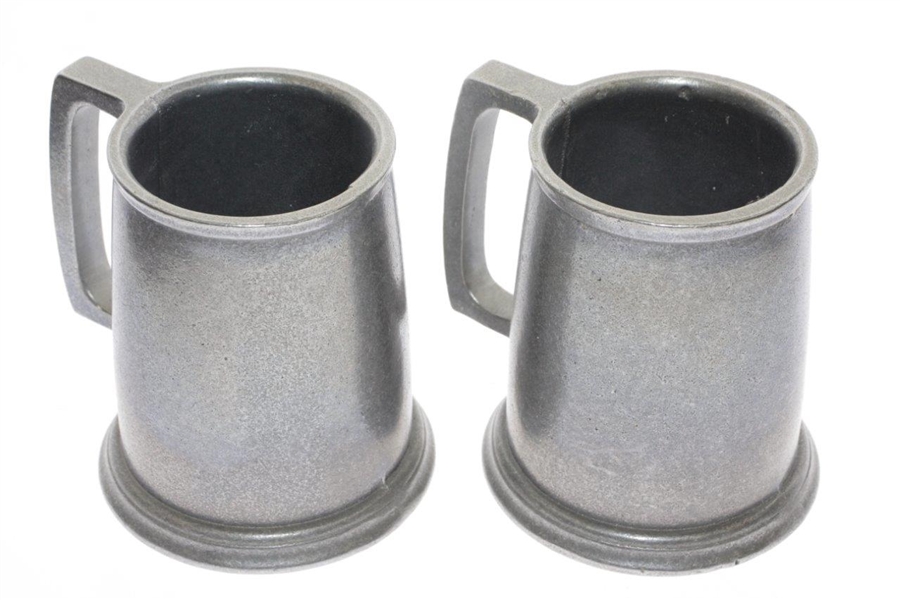 1981 US Open at Merion GC Commemorative Pewter Tankards