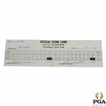 Jack Nicklaus Scorers Signed Official Used 1973 PGA Championship Sunday Scorecard - Record Setting 12th of 18 Majors