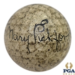 Mary Pickford 1920s Film Star & Riviera Signed Vintage Mesh Pattern Golf Ball JSA ALOA