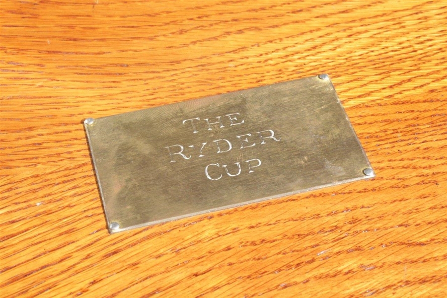 Official Ryder Cup Trophy Travelling Wood Box Used to Transport THE Ryder Cup