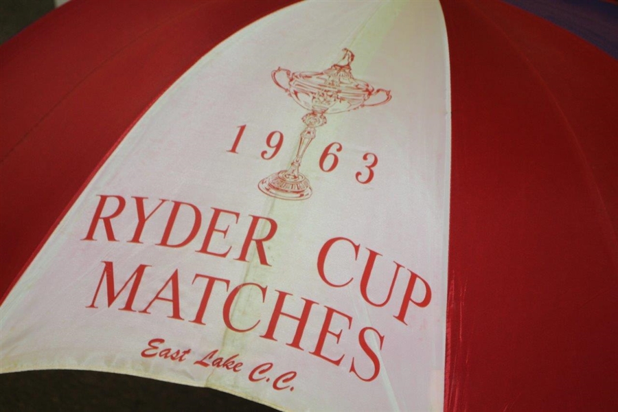 1963 Ryder Cup Matches at East Lake Country Club Umbrella