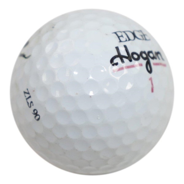 Ben Hogan Signed 'Hogan Edge 1' ZLS 90 Logo Golf Ball JSA ALOA