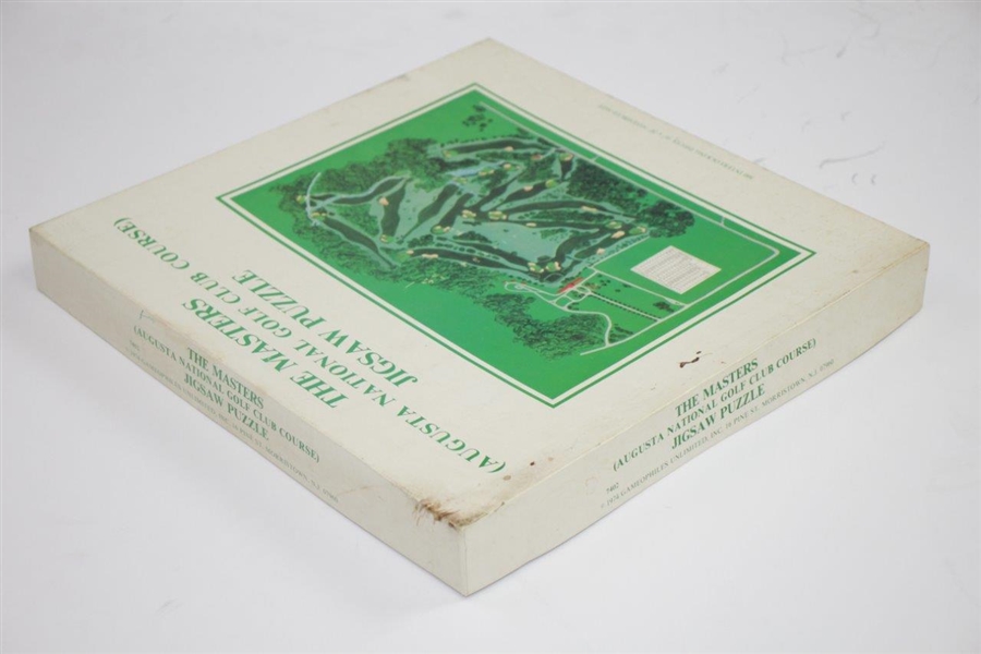 1974 The Masters Augusta National Golf Club Course Jigsaw Puzzle in Original Box