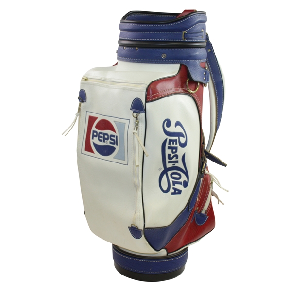Vintage Pepsi-Cola Logo Red, White, & Blue Full Size Golf Bag