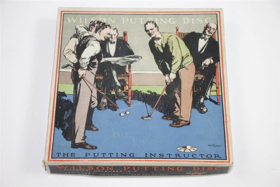 Vintage 'The Putting Instructor' Wilson Putting Disc in Original Box