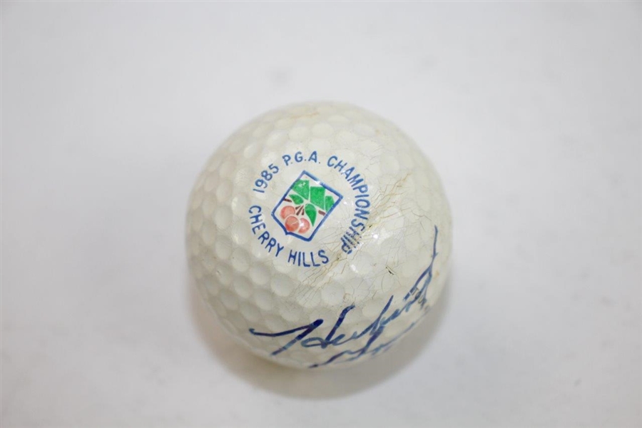 Hubert Green Signed 1985 PGA Championship at Cherry Hills Logo Golf Ball JSA ALOA