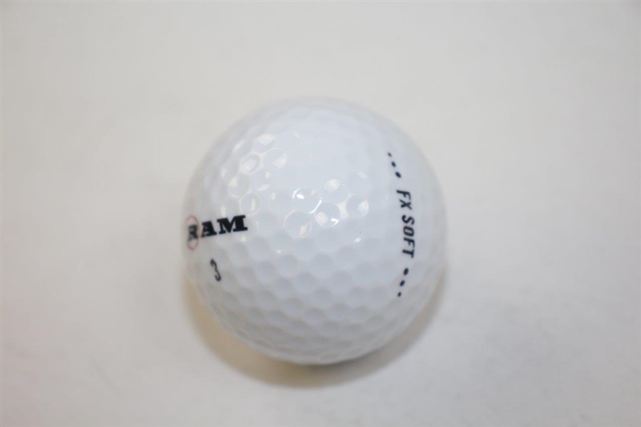 Danny Willett Signed RAM 3 FX Soft Logo Golf Ball JSA ALOA