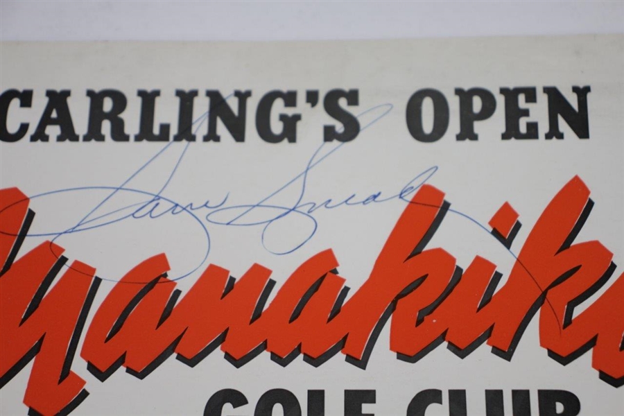 Sam Snead, Ellsworth Vines, & Ed Oliver Signed 1953 Carling's Open Program FULL JSA #X22541