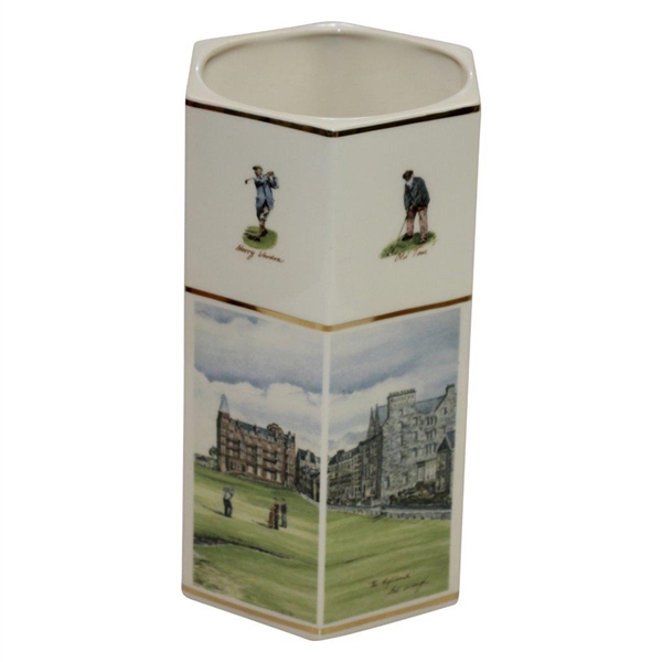 St. Andrews Collectors Series Vase by Pointers of London & Edinburgh - PGA Gift
