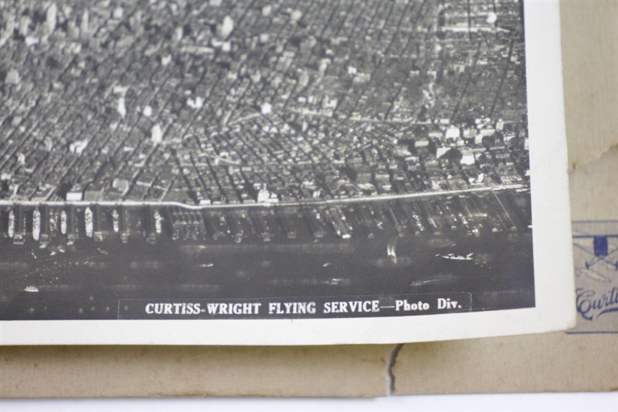 1931 Aerial Photo by Curtiss Flying Service - Bayside Links in Square - Wendell Miller Collection