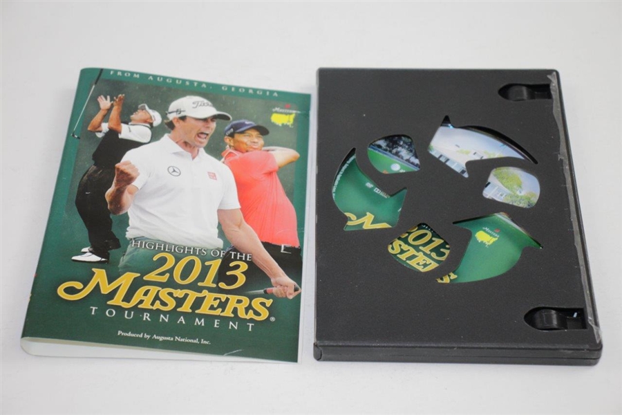 2009, 2010, 2011, 2012, & 2013 Official Masters Tournament 'Highlights' DVDs in Cases