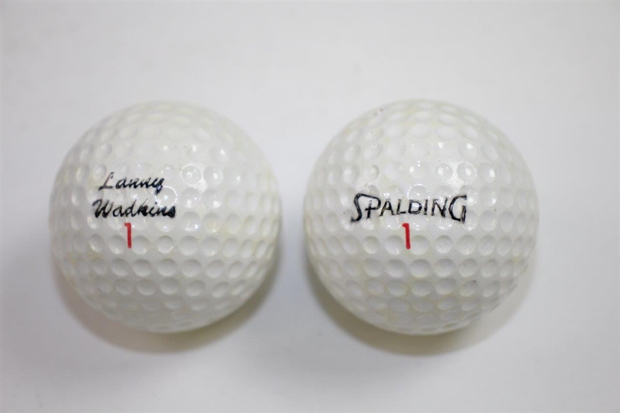 Box of Classic Dozen Lanny Wadkins Surlyn Cover Logo Golf Balls - Four Sleeves