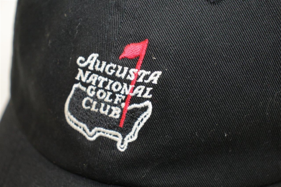 Augusta National Golf Club Member Only Black Caddy Hat - Unused