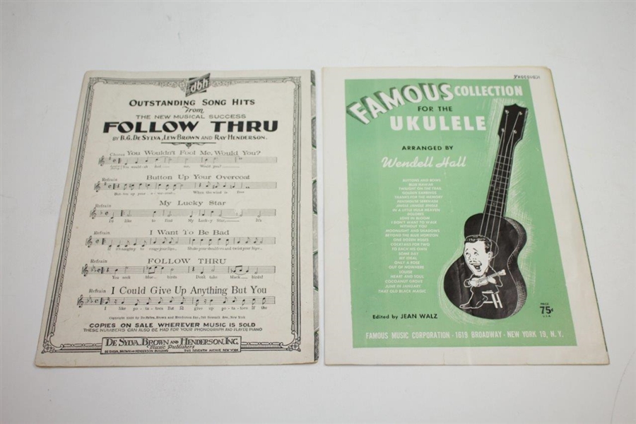 Vintage 'Follow Thru' & 'That's Amore' Golf Theme Sheet Music