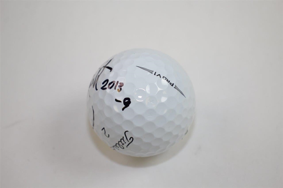 Adam Scott Signed Masters Logo Golf Ball with Year Won & Score JSA #EE39881