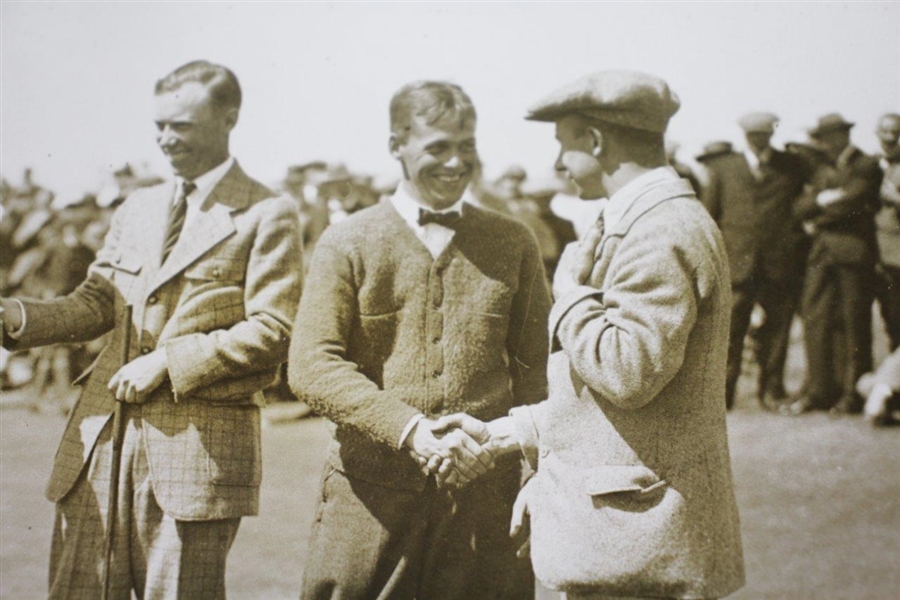 Bobby Jones 1921 'Walker Cup' Foursome Match at Hoylake Type 1 Victor Forbin Photo