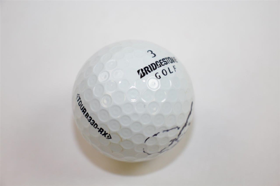 Jordan Spieth Signed Bridgestone Red/White/Blue USA Logo Golf Ball JSA ALOA