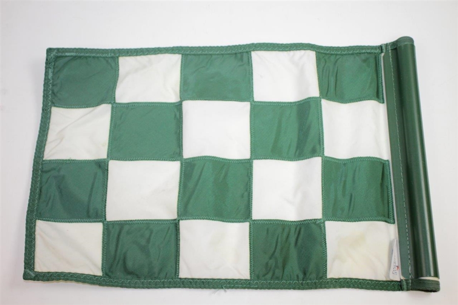Cypress Point Course Flown Green & White Checkered Flag