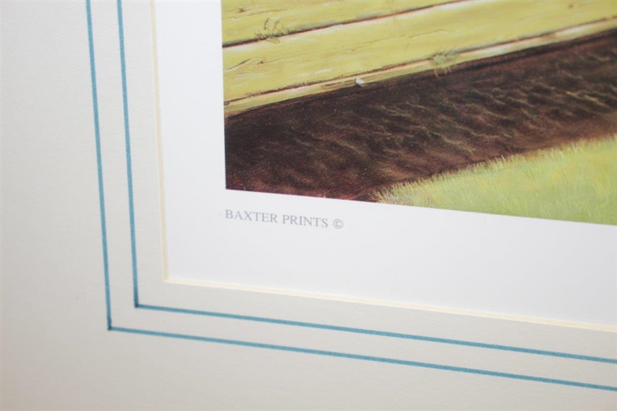 Old Course St. Andrews Print Signed by Artist Graeme Baxter - Framed