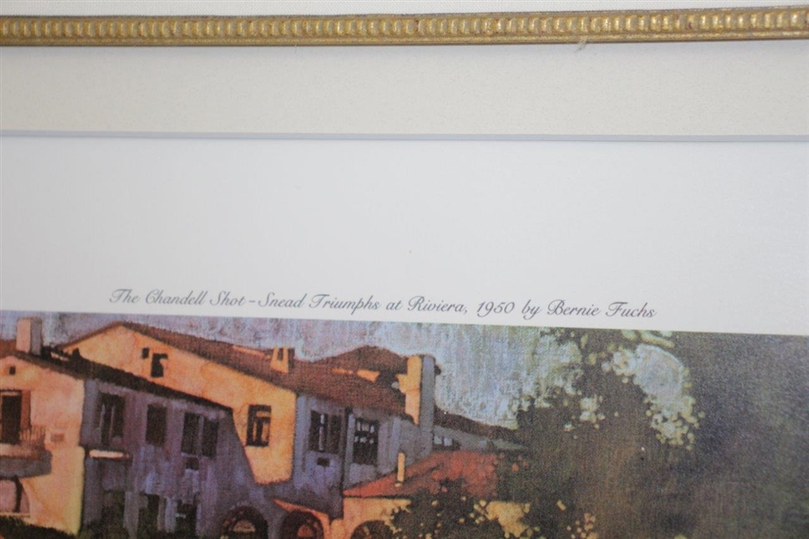 Sam Snead Signed WGHoF 'Snead Triumphs at Riviera' #527/600 Bernie Fuchs Print JSA ALOA