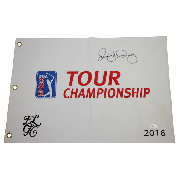 Rory McIlroy Signed 2016 Tour Championship at East Lake Embroidered Flag JSA FULL #Z70878 