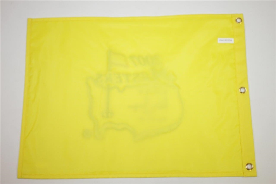 Billy Casper Signed 2007 Masters Flag with Round Scores, Year, & Playoff Score JSA FULL #Z70949