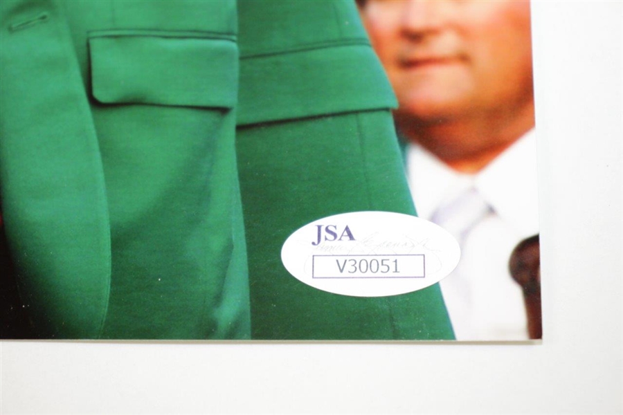 Patrick Reed Signed Augusta National Scorecard & 8x10 Green Jacket Photo - Both JSA
