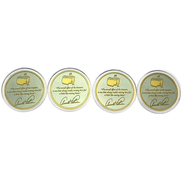Arnold Palmer Commemorative Masters Championship Silver & Gold Coins
