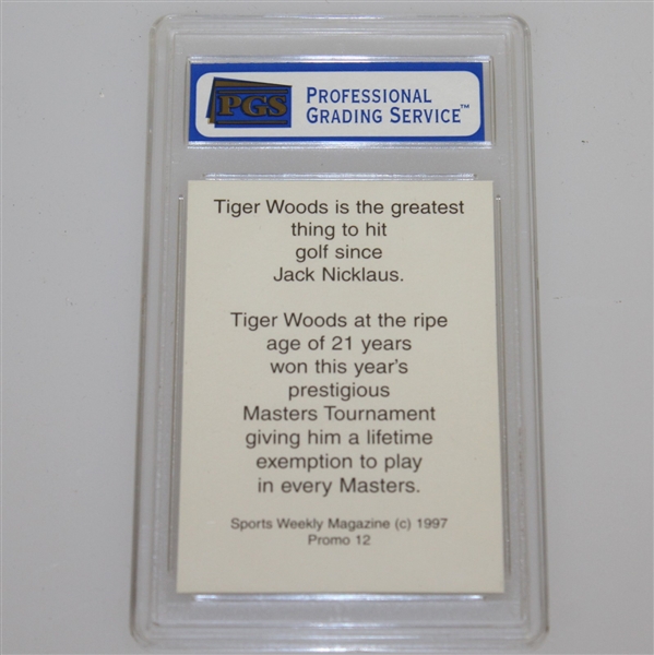 Tiger Woods 1997 Sports Weekly Promo Card PGS #172518 - Mint 9