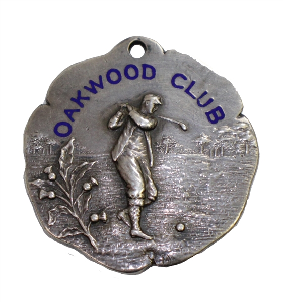 1916 Oakwood Club Junior Championship Sterling Silver Runner-Up Medal Won by Jack Roheimer
