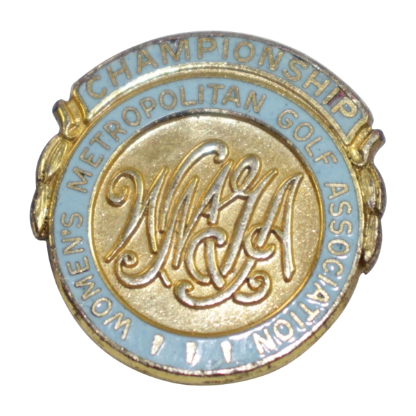 1966 Women’s Metropolitan Golf Association (New York City) Championship Badge