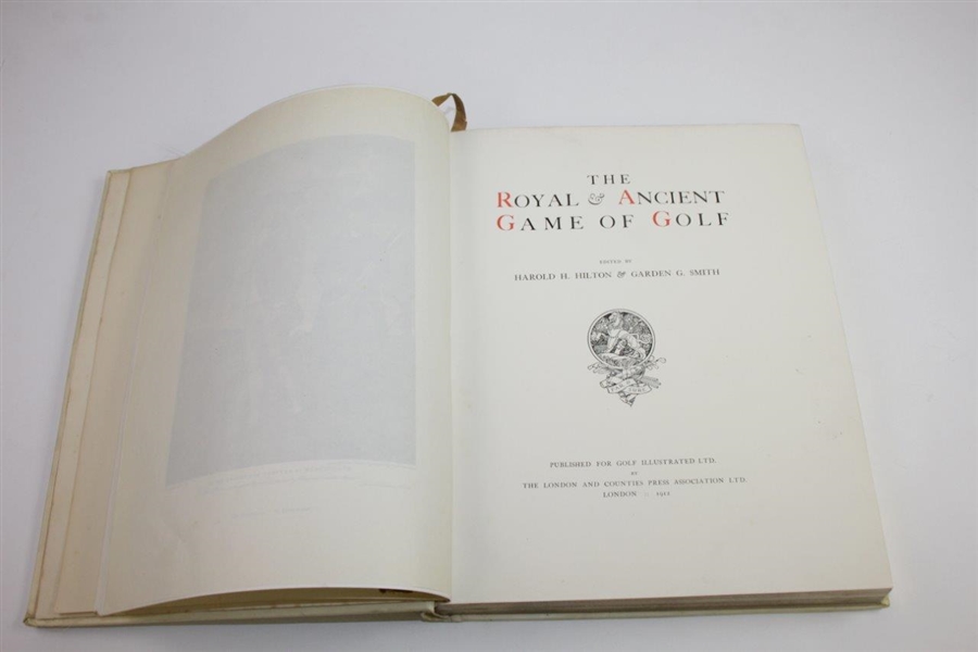 1912 The Royal & Ancient Game of Golf' Deluxe Ltd Ed Book #38/100 - Hilton & Smith