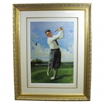 Bobby Jones Artists Proof Print Signed by Artist Everett Raymond Kinstler - Deluxe Framed