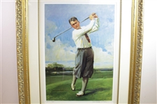 Bobby Jones Artists' Proof Print Signed by Artist Everett Raymond Kinstler - Deluxe Framed