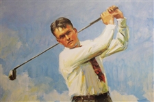 Bobby Jones Artists' Proof Print Signed by Artist Everett Raymond Kinstler - Deluxe Framed