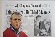 Arnold Palmer 'King's Third Assault at Augusta' Ltd Ed Print #36/1250 by Douglas B London
