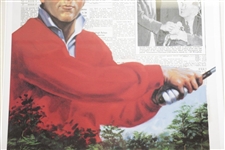 Arnold Palmer 'King's Third Assault at Augusta' Ltd Ed Print #36/1250 by Douglas B London