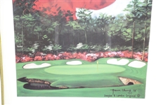Arnold Palmer 'King's Third Assault at Augusta' Ltd Ed Print #36/1250 by Douglas B London