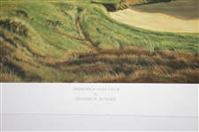 Prestwick Golf Club Print by Artist Graeme Baxter