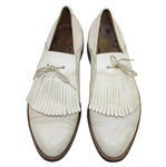 Jack Nicklaus Signed Personal Used Pearl Golf Shoes with Jack Nicklaus Tungsten Spikes